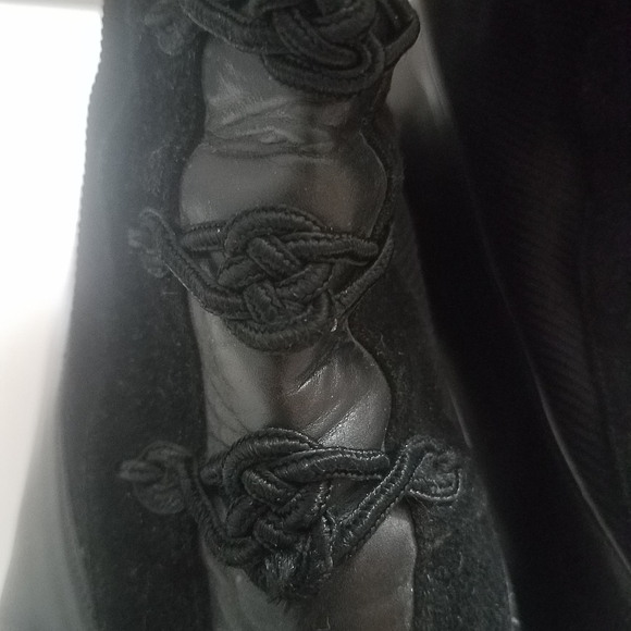 Vintage Stuart Weitzman for Roz and Sherm Victorian Black Leather Boots Size 8.5 - Picture 9 of 13